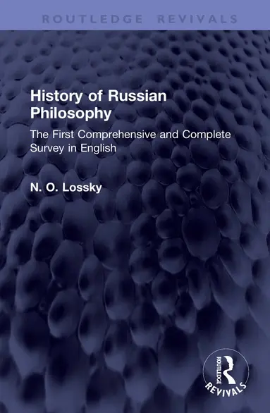 History of Russian Philosophy