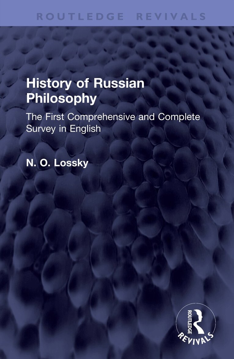 History of Russian Philosophy