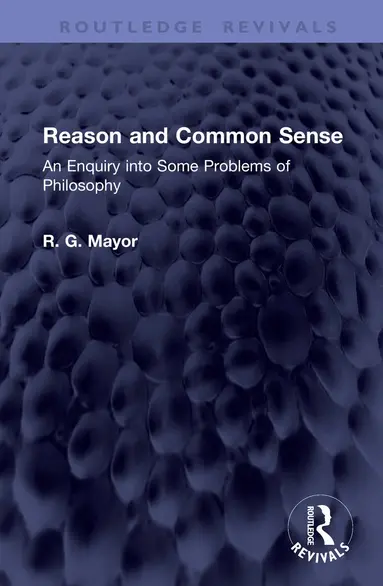 Reason and Common Sense