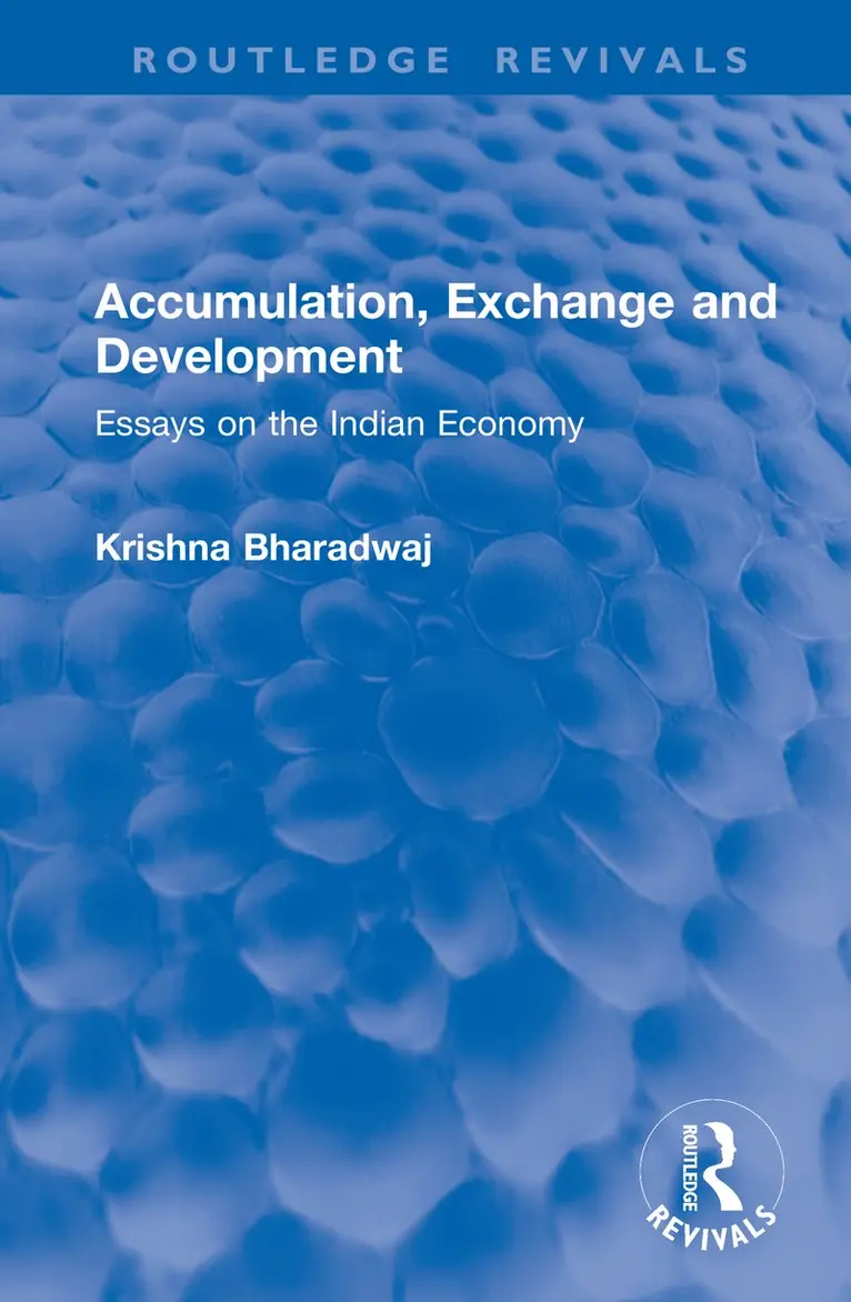 Krishna Bharadwaj - Accumulation, Exchange and Development, Inbunden. Tillgänglighet: Kommande