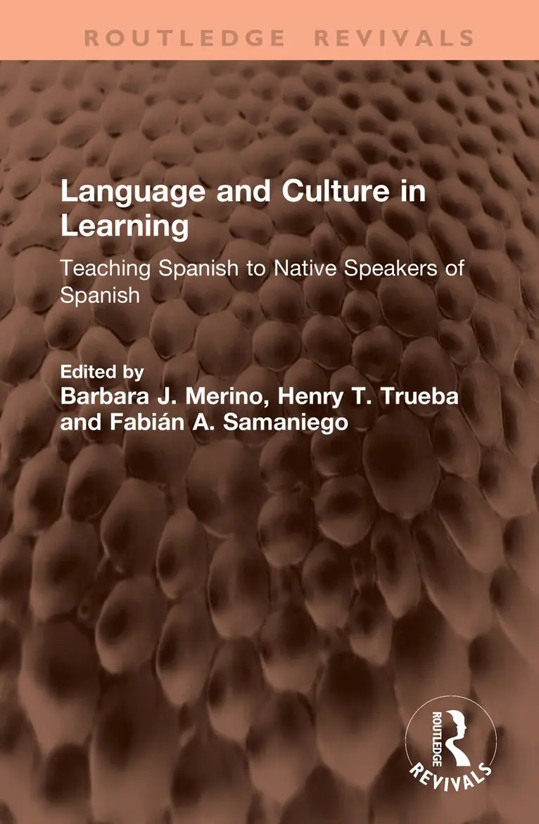 Barbara J. Merino, Henry T. Trueba, Fabián A. Samaniego - Language and Culture in Learning, Inbunden. Tillgänglighet: Kommande