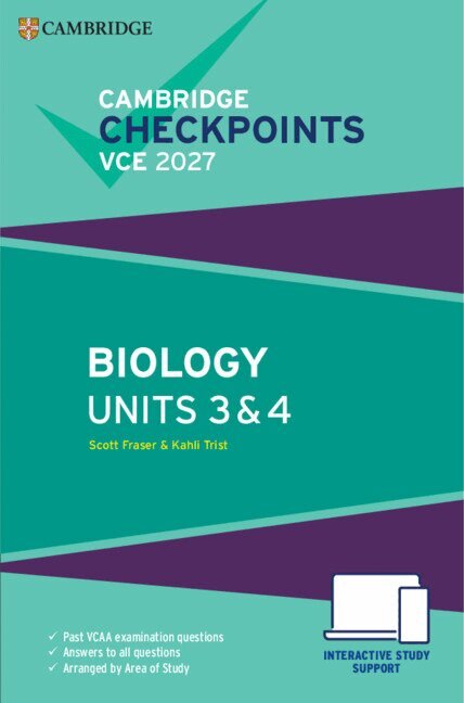 Scott Fraser, Kahli Trist - Cambridge Checkpoints VCE Biology Units 3&4 2027, Övrigt