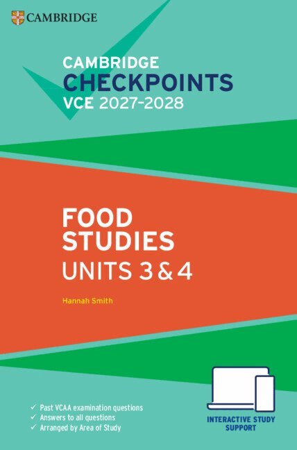 Hannah Smith - Cambridge Checkpoints VCE Food Studies Units 3&4 2027-2028, Övrigt