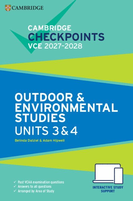 Belinda Dalziel, Adam Hipwell - Cambridge Checkpoints VCE Outdoor and Environmental Studies Units 3&4 2027-2028, Övrigt