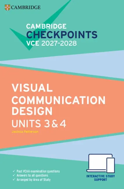 Jacinta Patterson - Cambridge Checkpoints VCE Visual Communication Design Units 3&4 2027-2028. Tillgänglighet: Kommande