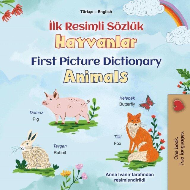 KidKiddos Books - Ilk Resimli Sozluk Hayvanlar First Picture Dictionary Animals, E-bok