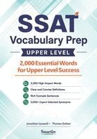Thomas Dalton, Jonathan Lexwell - SSAT Vocabulary Prep (Upper Level), Häftad. Tillgänglighet: Lägg i varukorg