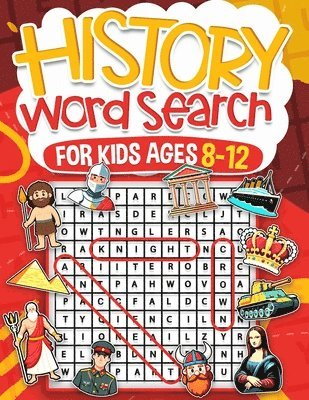 RR Publishing - History Word Search for Kids Ages 8-12, Häftad. Tillgänglighet: Lägg i varukorg