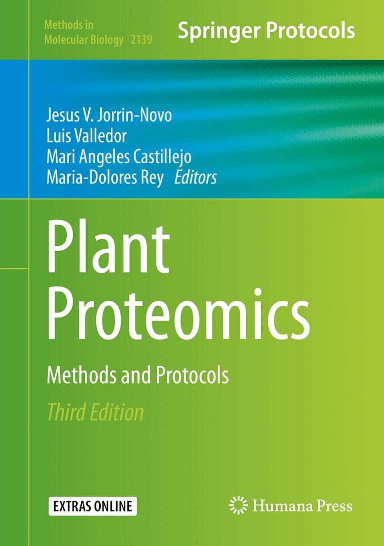 Jesus V. Jorrin-Novo, Luis Valledor, Mari Angeles Castillejo, Maria-Dolores Rey - Plant Proteomics, Inbunden