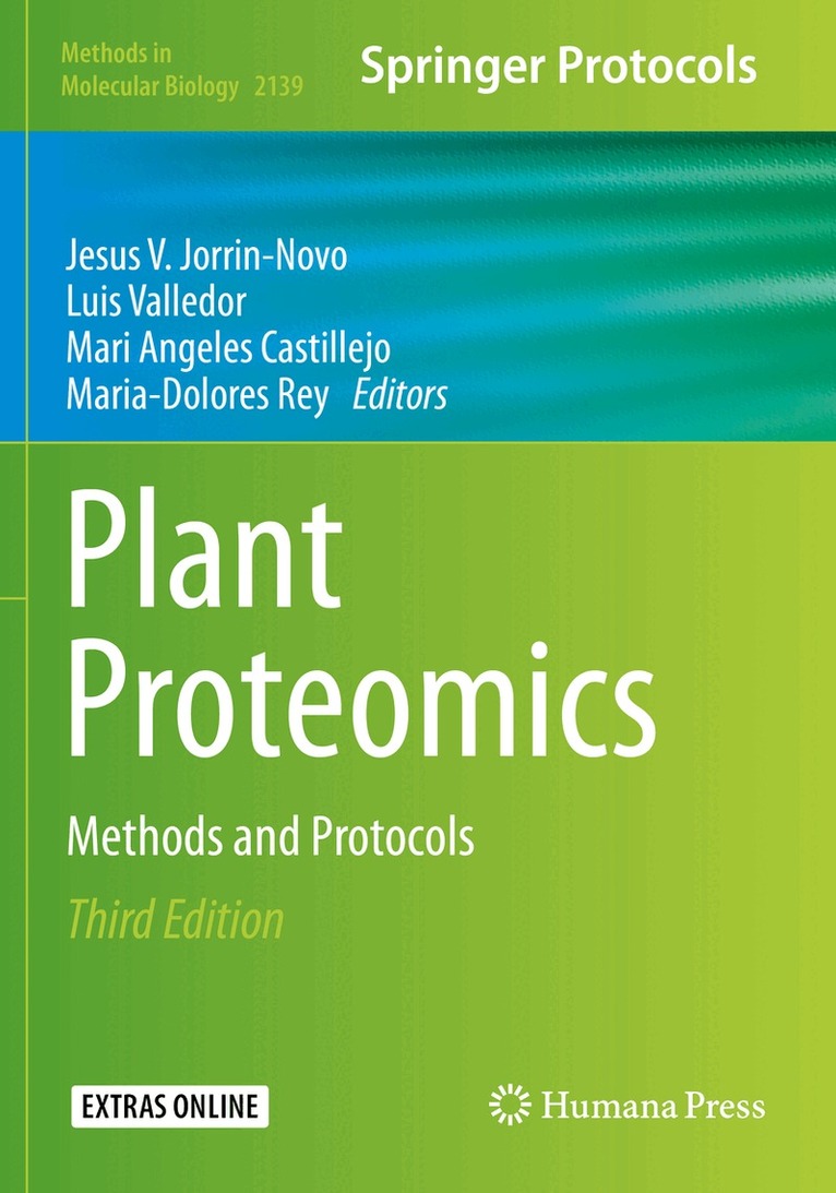 Jesus V. Jorrin-Novo, Luis Valledor, Mari Angeles Castillejo, Maria-Dolores Rey - Plant Proteomics, Häftad