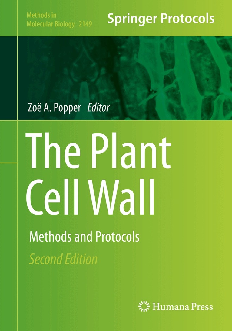 Zoë A. Popper - Plant Cell Wall, Inbunden