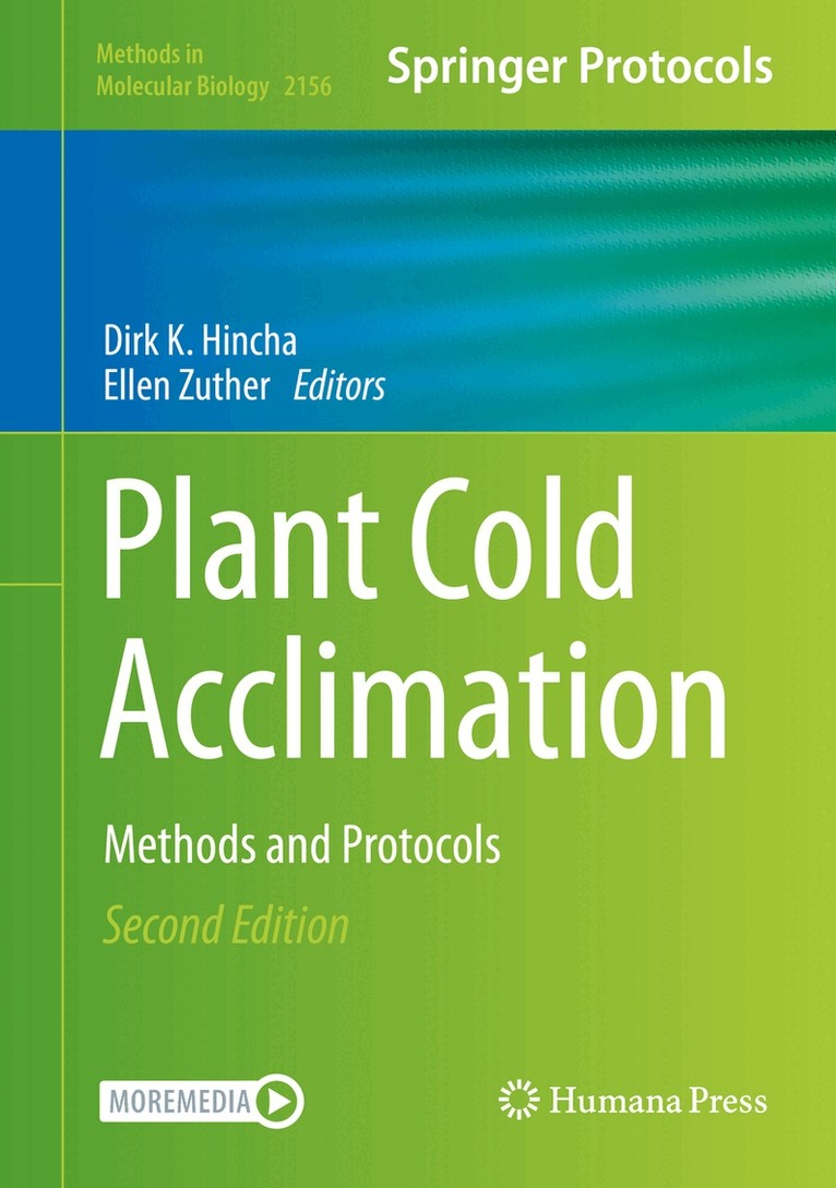 Dirk K. Hincha, Ellen Zuther - Plant Cold Acclimation, Inbunden