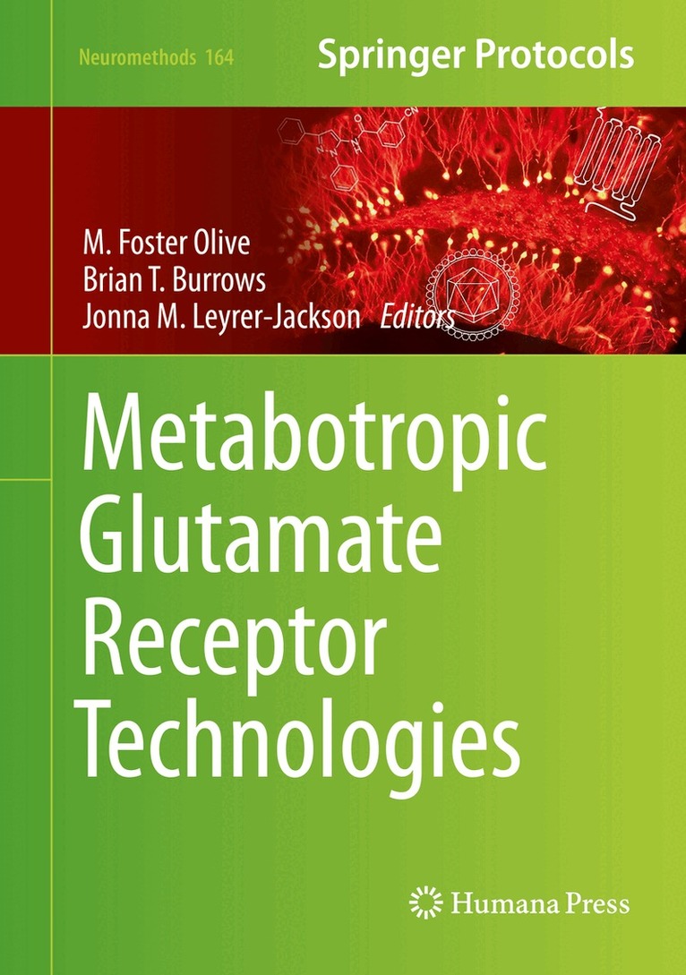 M Foster Olive, Brian T. Burrows, Jonna M. Leyrer-Jackson - Metabotropic Glutamate Receptor Technologies, Inbunden. Tillgänglighet: Lägg i varukorg