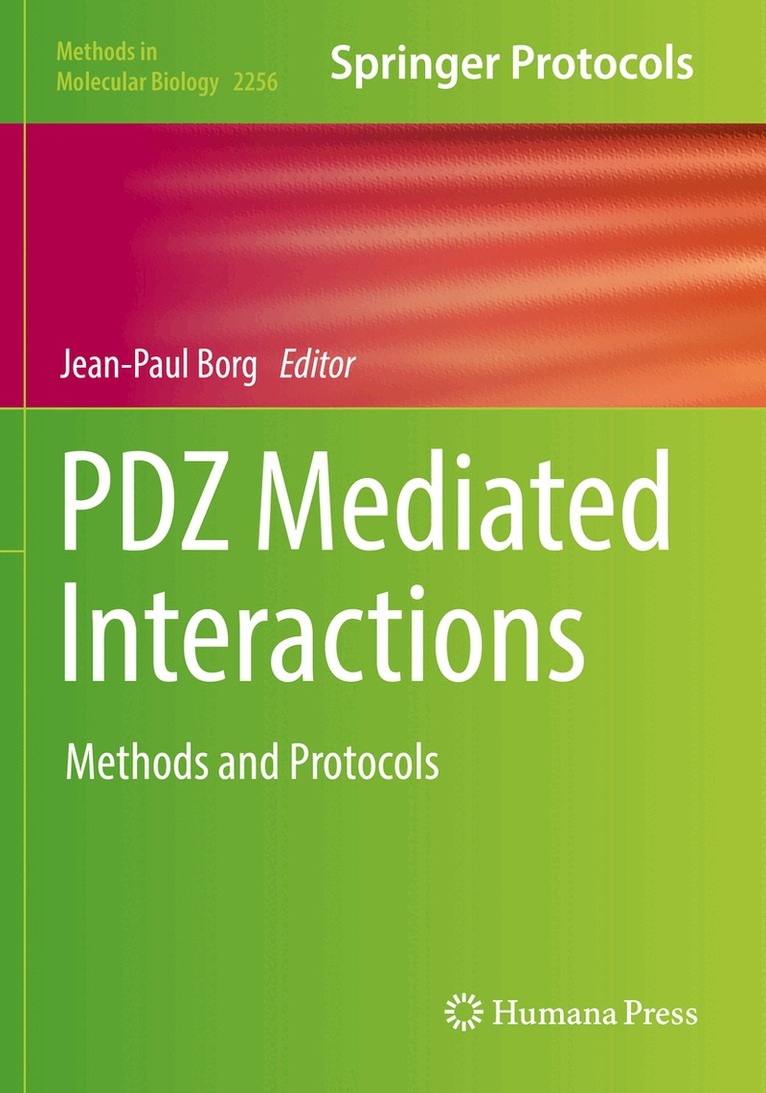 Jean-Paul Borg - PDZ Mediated Interactions, Häftad