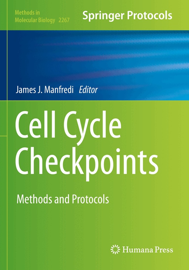 James J. Manfredi - Cell Cycle Checkpoints, Häftad