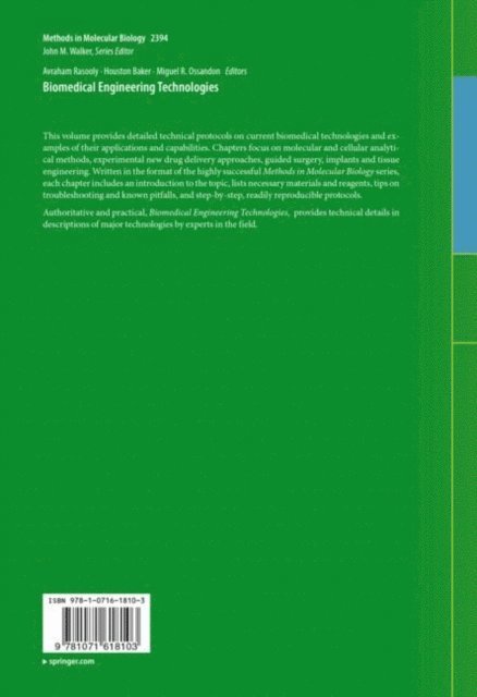 Miguel R. Ossandon, Houston Baker, Avraham Rasooly - Biomedical Engineering Technologies, E-bok