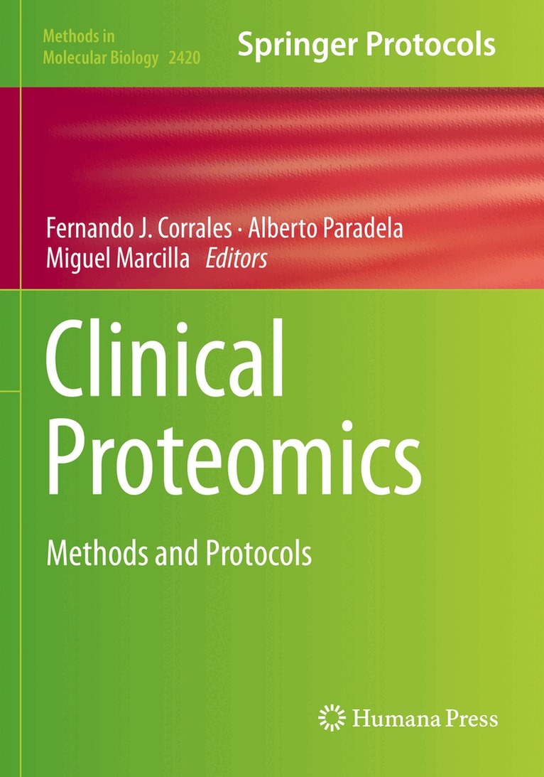 Fernando J. Corrales, Alberto Paradela, Miguel Marcilla - Clinical Proteomics, Häftad