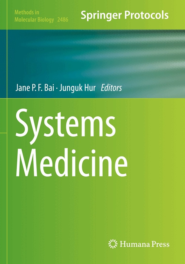 Jane P.F. Bai, Junguk Hur - Systems Medicine, Häftad