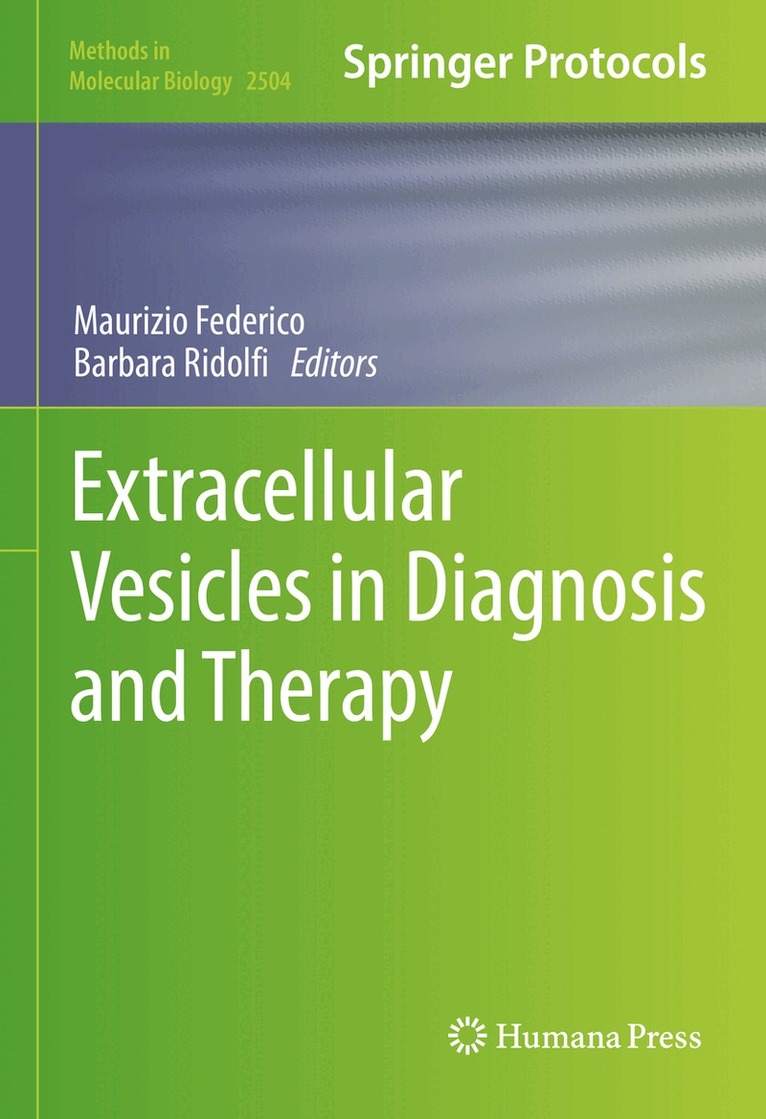 Maurizio Federico, Barbara Ridolfi - Extracellular Vesicles in Diagnosis and Therapy, Inbunden. Tillgänglighet: Lägg i varukorg