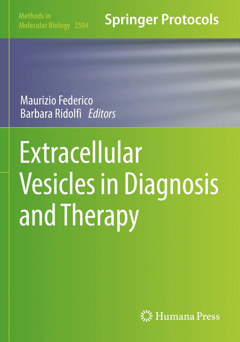 Maurizio Federico, Barbara Ridolfi - Extracellular Vesicles in Diagnosis and Therapy, Häftad. Tillgänglighet: Lägg i varukorg