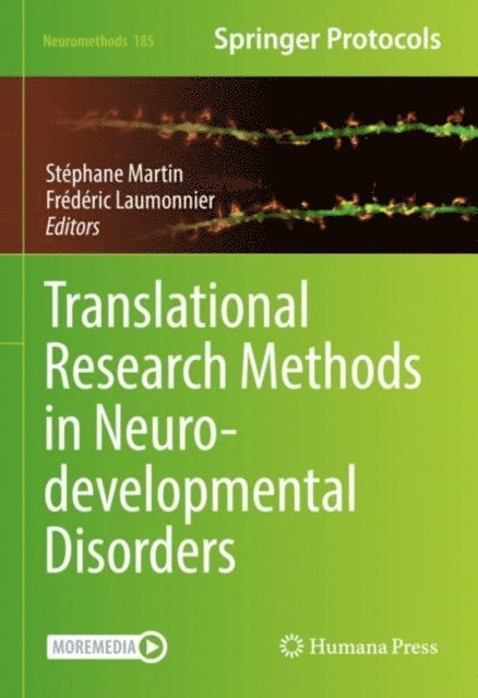 Frederic Laumonnier, Stephane Martin - Translational Research Methods in Neurodevelopmental Disorders, E-bok
