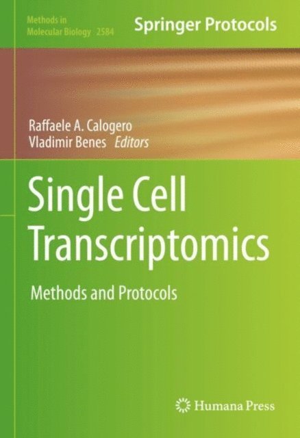 Vladimir Benes, Raffaele A. Calogero - Single Cell Transcriptomics, E-bok. Tillgänglighet: Lägg i varukorg