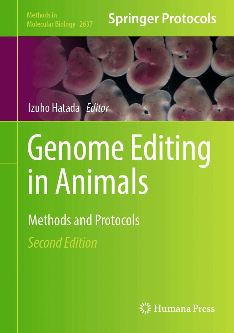 Izuho Hatada - Genome Editing in Animals, Inbunden