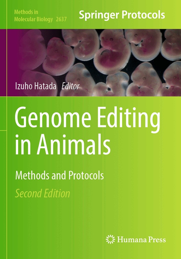 Izuho Hatada - Genome Editing in Animals, Häftad