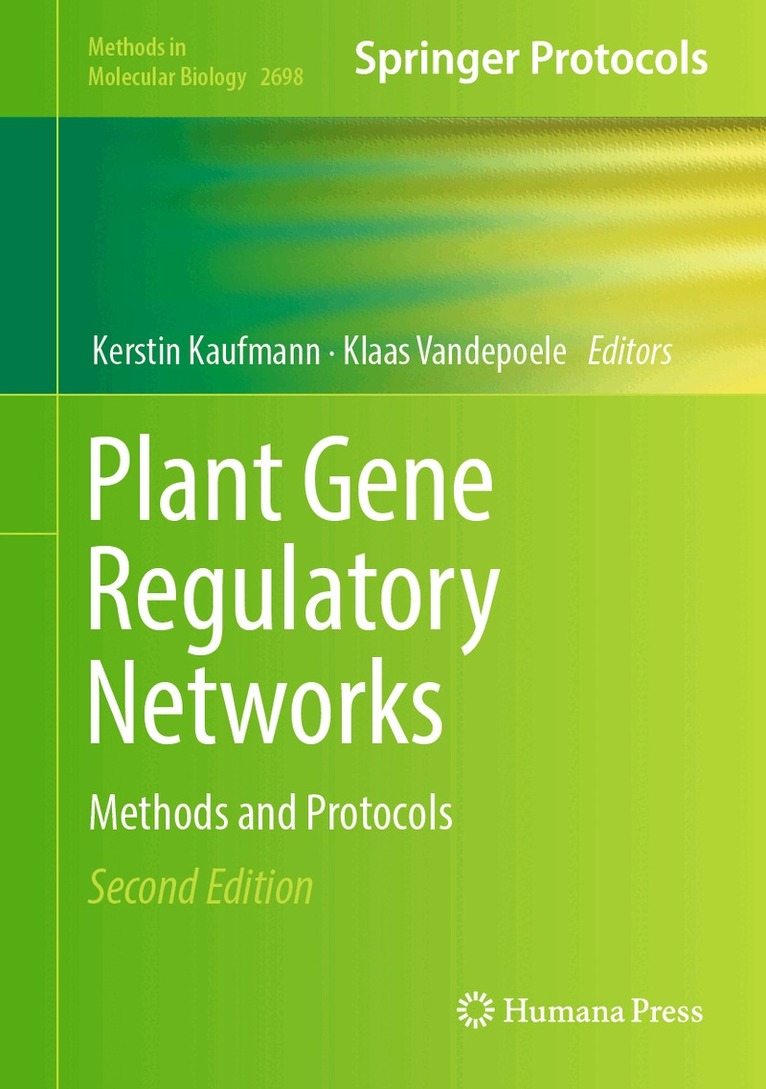 Kerstin Kaufmann, Klaas Vandepoele - Plant Gene Regulatory Networks, Inbunden
