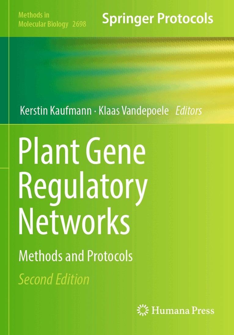 Kerstin Kaufmann, Klaas Vandepoele - Plant Gene Regulatory Networks, Häftad