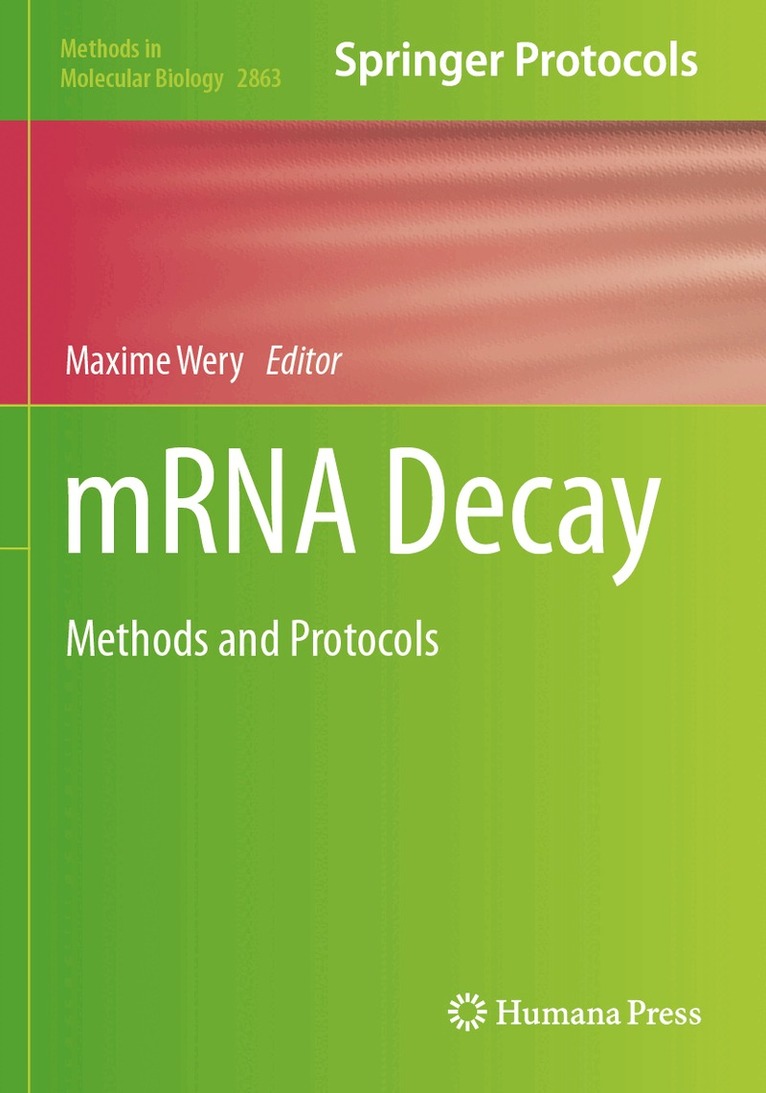 Maxime Wery - mRNA Decay, Häftad