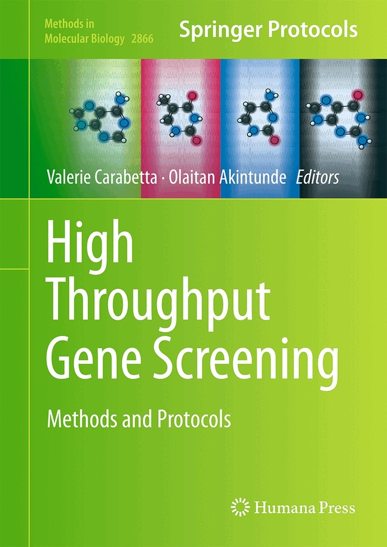 Valerie J. Carabetta, Olaitan Akintunde - High Throughput Gene Screening, Inbunden