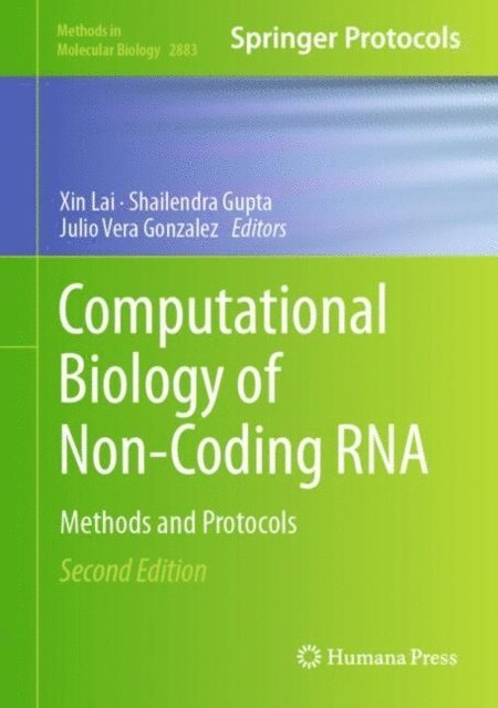 Julio Vera Gonzalez, Shailendra Gupta, Xin Lai - Computational Biology of Non-Coding RNA, E-bok