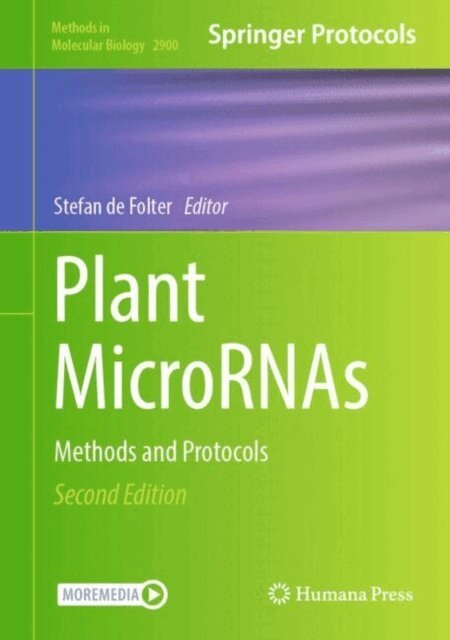 Stefan de Folter - Plant MicroRNAs, E-bok