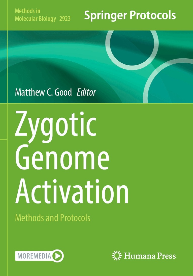 Matthew C. Good - Zygotic Genome Activation, Häftad