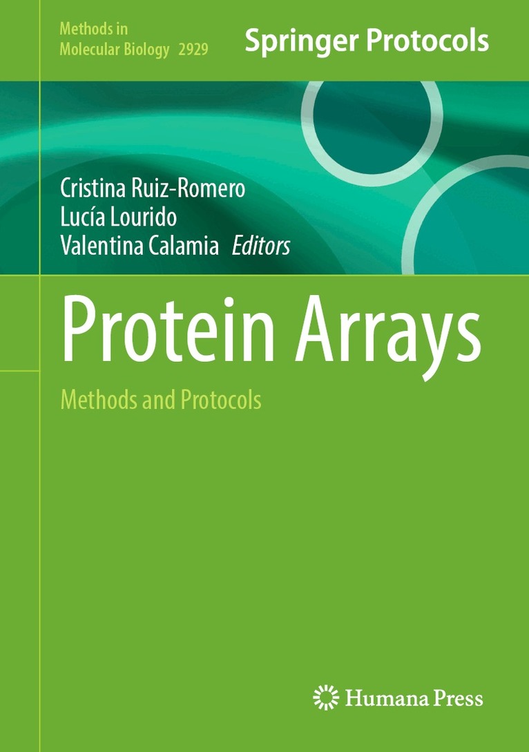 Cristina Ruiz-Romero, Lucía Lourido, Valentina Calamia - Protein Arrays, Inbunden