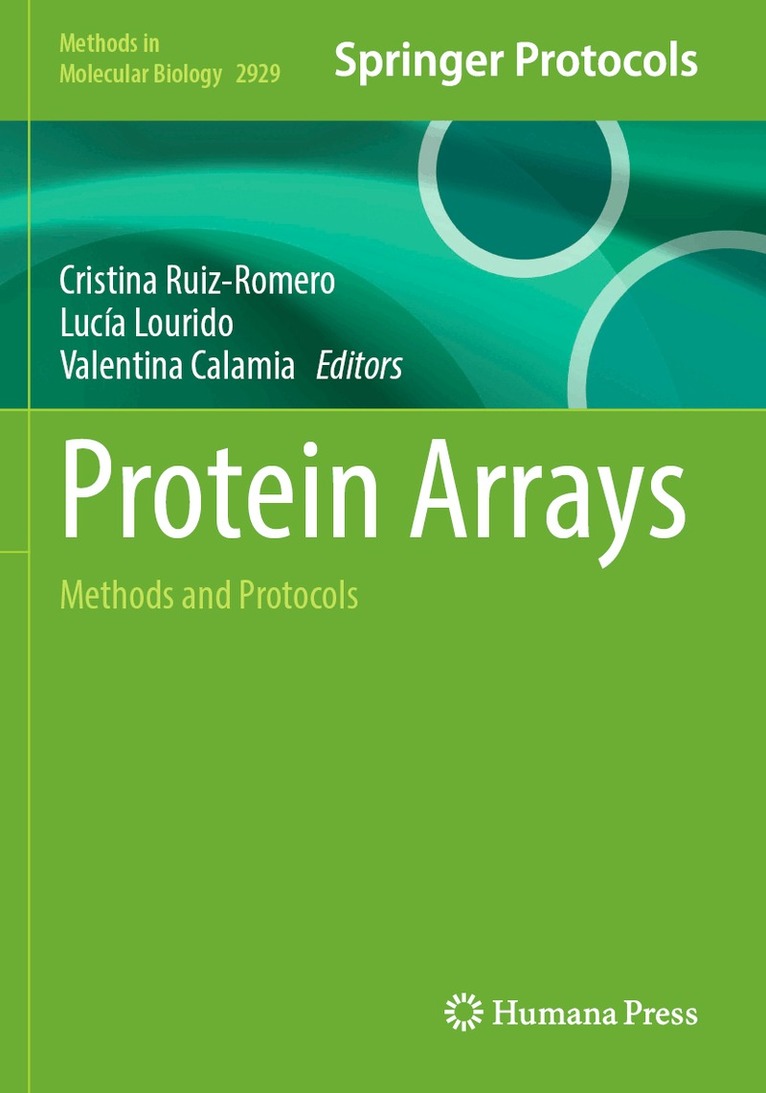 Cristina Ruiz-Romero, Lucía Lourido, Valentina Calamia - Protein Arrays, Häftad