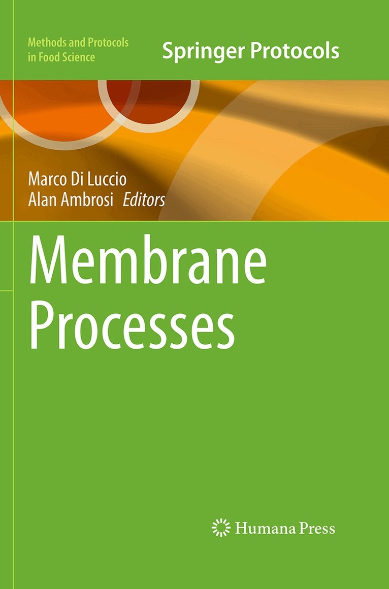 Marco Di Luccio, Alan Ambrosi - Membrane Processes, Inbunden
