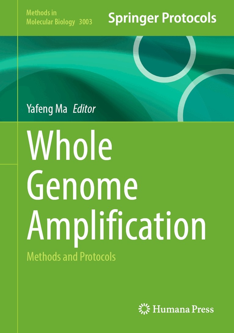Yafeng Ma - Whole Genome Amplification, Inbunden