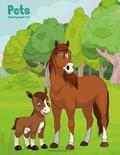 Pets Coloring Book 1 & 2