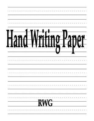 Rwg - Hand Writing Paper, Häftad