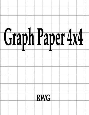 Rwg - Graph Paper 4x4, Häftad