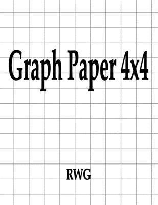 Rwg - Graph Paper 4x4, Häftad