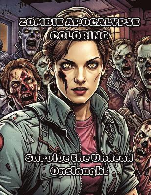 Colorzen - Zombie Apocalypse Coloring, Häftad. Tillgänglighet: Lägg i varukorg