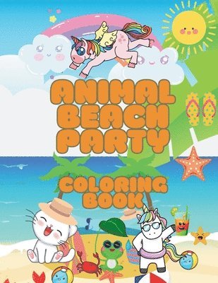 Amber M Hill - Animal Beach Party Coloring Book, Häftad. Tillgänglighet: Lägg i varukorg
