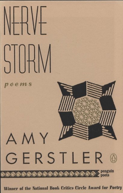 Amy Gerstler - Nerve Storm, E-bok