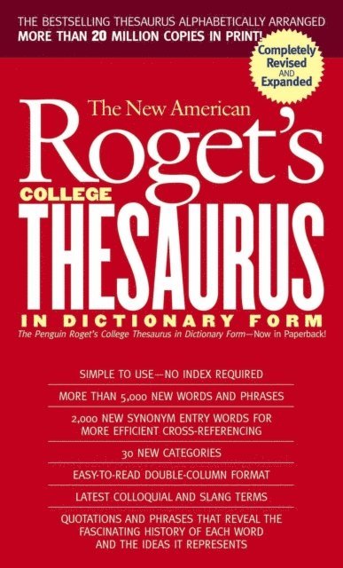 Philip D. Morehead - New American Roget's College Thesaurus in Dictionary Form (Revised &Updated), E-bok