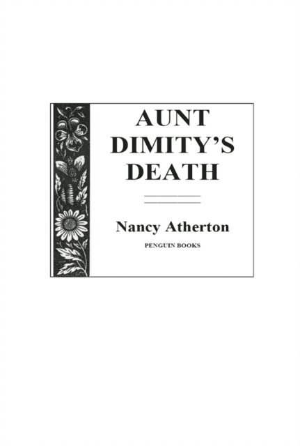 Nancy Atherton - Aunt Dimity's Death, E-bok