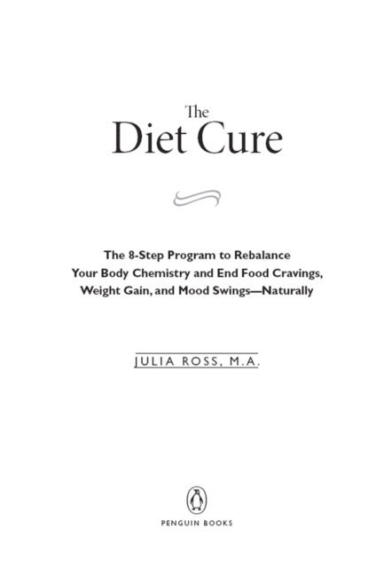 Julia Ross - Diet Cure, E-bok