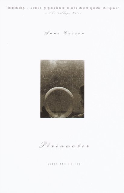 Anne Carson - Plainwater, E-bok